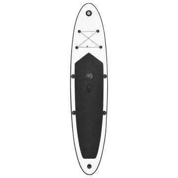 Inflatable Stand Up Paddleboard with Sail Set - Black & White