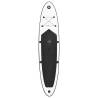 Inflatable Stand Up Paddleboard with Sail Set - Black & White