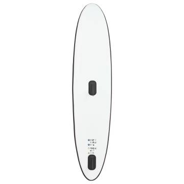 Inflatable Stand Up Paddleboard with Sail Set - Black & White