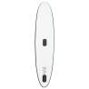 Inflatable Stand Up Paddleboard with Sail Set - Black & White