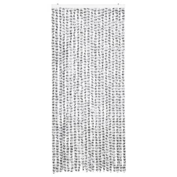 Fly Curtain Light & Dark Grey 90x200 cm | Insect Protection