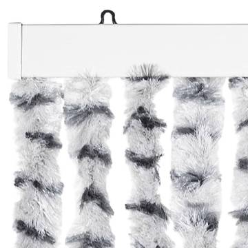 Fly Curtain Light & Dark Grey 90x200 cm | Insect Protection