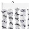 Fly Curtain Light & Dark Grey 90x200 cm | Insect Protection