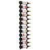 Wall Mounted Wine Rack for 12 Bottles - Black Iron | HipoMarket