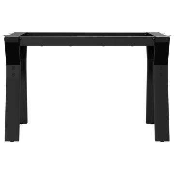 Durable Cast Iron Y-Frame Coffee Table Legs - 60x40x38 cm