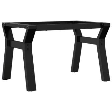 Durable Cast Iron Y-Frame Coffee Table Legs - 60x40x38 cm