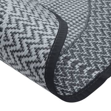 Trendy Outdoor Carpet Grey Ø120 cm | Durable & Stylish