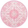 Outdoor Carpet Pink Ø120 cm PP - Stylish & Durable