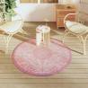 Outdoor Carpet Pink Ø120 cm PP - Stylish & Durable