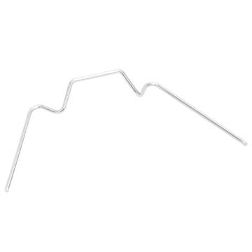 Greenhouse Clips 50 pcs W Type Galvanised Steel - Durable & Reliable