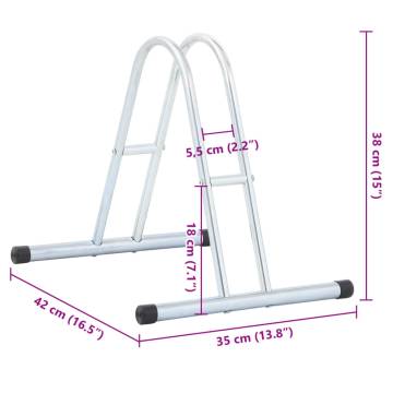 Bicycle Stand for 1 Bike - Durable Galvanised Steel | HipoMarket