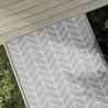 Outdoor Carpet Grey 120x180 cm PP Colour light grey and white Size 120 x 180 cm Quantity in Package 1 