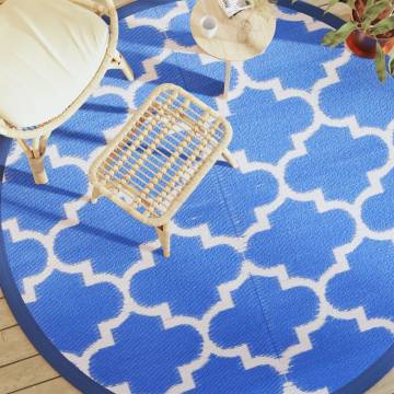 Outdoor Carpet Blue Ø200 cm - Stylish & Durable