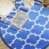 Outdoor Carpet Blue Ø200 cm PP Colour blue Size Ø 200 cm Quantity in Package 1 