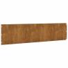 Flexible Corten Steel Lawn Edgings - 30 pcs | Hipomarket UK