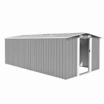 Garden Shed 257x489x181 cm - Durable Metal Storage Solution