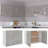 Hanging Cabinet Concrete Grey 80x31x60 cm - Modern Storage