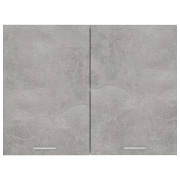 Hanging Cabinet Concrete Grey 80x31x60 cm - Modern Storage