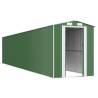 Durable Garden Shed Green - 192x1021x223 cm Galvanised Steel