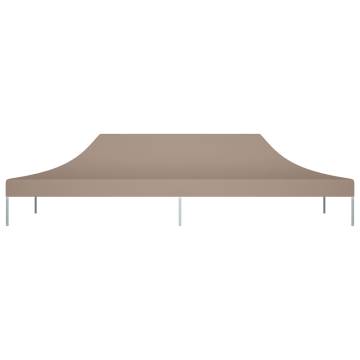 Party Tent Roof 6x3 m Taupe - Durable & UV Resistant