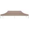 Party Tent Roof 6x3 m Taupe - Durable & UV Resistant