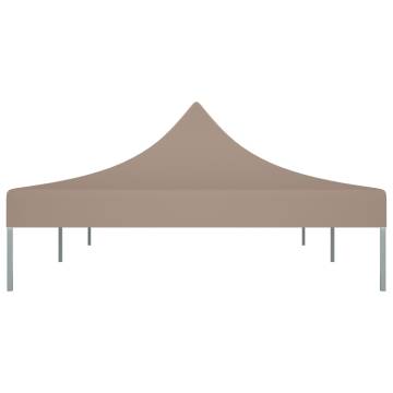 Party Tent Roof 6x3 m Taupe - Durable & UV Resistant