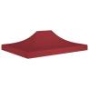 Party Tent Roof 4.5x3 m Burgundy 270 g/m² Colour burgundy Size 4.5 x 3 m Quantity in Package 1 