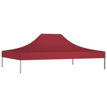 Burgundy Party Tent Roof 4.5x3 m - Durable & UV Resistant