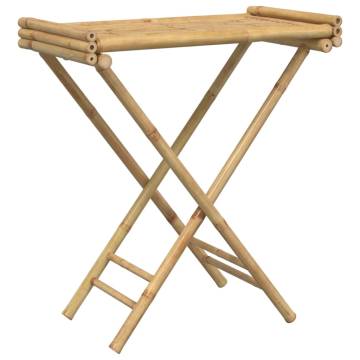 Folding Tray Table 70.5x42.5 cm Bamboo - Stylish & Portable