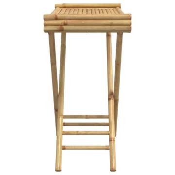 Folding Tray Table 70.5x42.5 cm Bamboo - Stylish & Portable