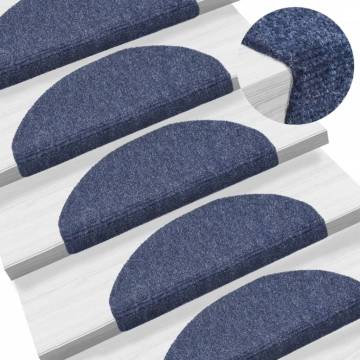 Self-adhesive Stair Mats 10 pcs Blue - Stylish and Safe