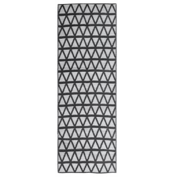 Stylish Outdoor Rug Black 80x250 cm - Perfect for Any Space