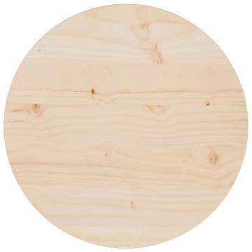 Solid Pine Wood Table Top Ø40x2.5 cm - Durable & Versatile