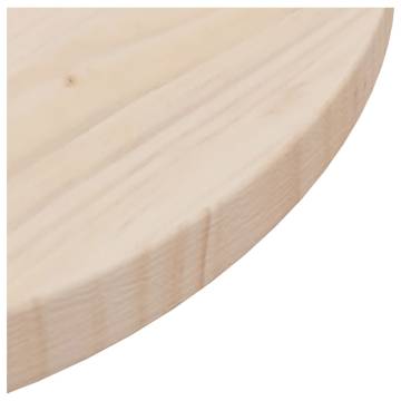 Solid Pine Wood Table Top Ø40x2.5 cm - Durable & Versatile