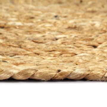 Handmade Jute Placemats - Set of 4 | 38 cm Round Natural