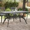 Garden Table Black 150x90x72 cm Cast Aluminium Colour black Quantity in Package 1 