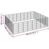 28-Panel Dog Playpen | Durable Powder-Coated Steel - HipoMarket