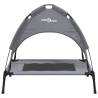 Dog Bed with Canopy - Anthracite Oxford Fabric & Steel