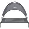 Dog Bed with Canopy - Anthracite Oxford Fabric & Steel