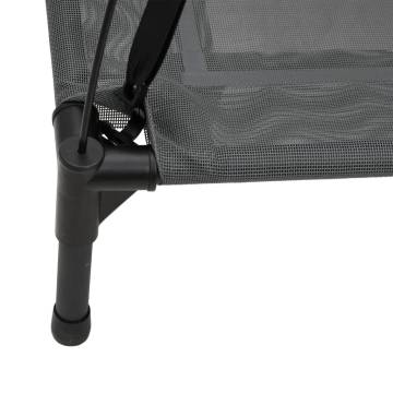 Dog Bed with Canopy - Anthracite Oxford Fabric & Steel