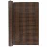 Brown & Black Balcony Screen - 300x80 cm Poly Rattan