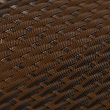 Brown & Black Balcony Screen - 300x80 cm Poly Rattan