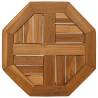 Octagonal Solid Wood Teak Table Top - 40x40 cm | Hipo Market