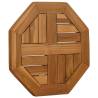 Octagonal Solid Wood Teak Table Top - 40x40 cm | Hipo Market