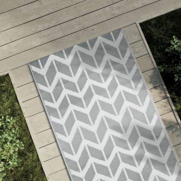 Outdoor Carpet Grey 80x150 cm PP - Stylish & Durable