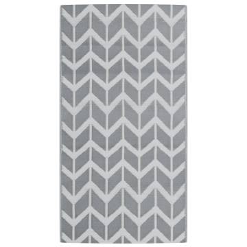 Outdoor Carpet Grey 80x150 cm PP - Stylish & Durable