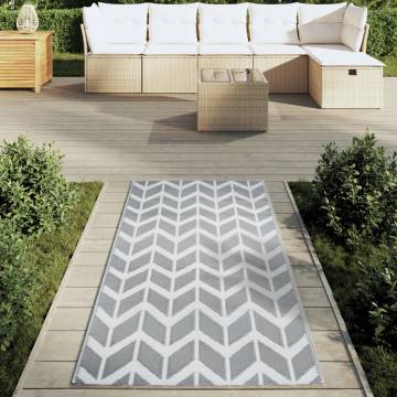 Outdoor Carpet Grey 80x150 cm PP - Stylish & Durable