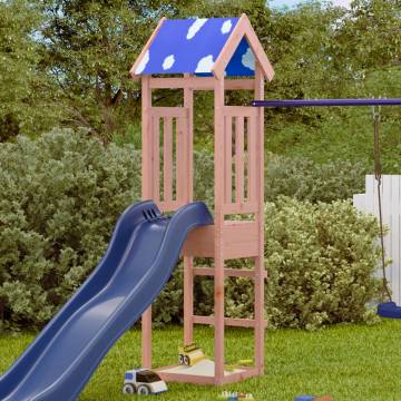 Wooden Play Tower | Solid Douglas Fir | 52.5x46.5x208 cm