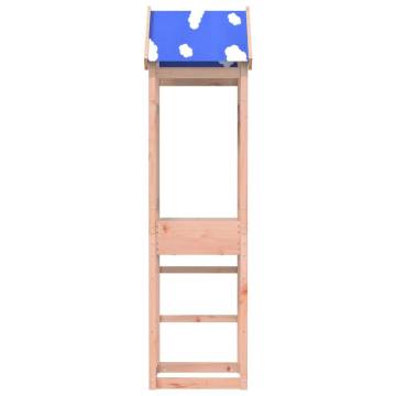 Wooden Play Tower | Solid Douglas Fir | 52.5x46.5x208 cm