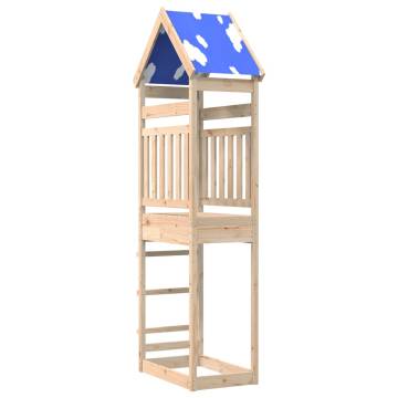 Buy Solid Wood Pine Play Tower - 85x52.5x265 cm